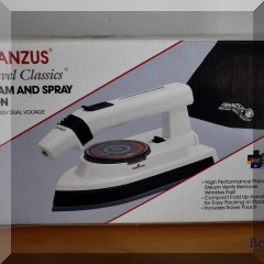 Z07. Franzus Travel steam and spray iron - $8 